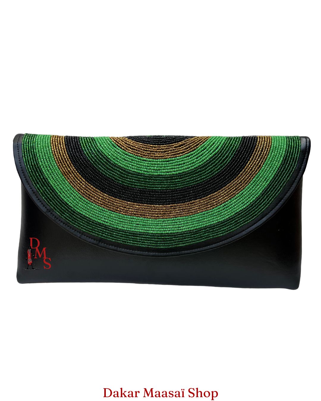 Pochette Avec Bandouliére Verte