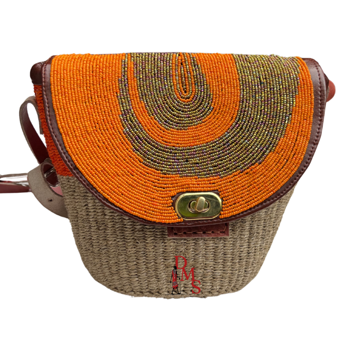 Sacoche Raffia Luna (small)