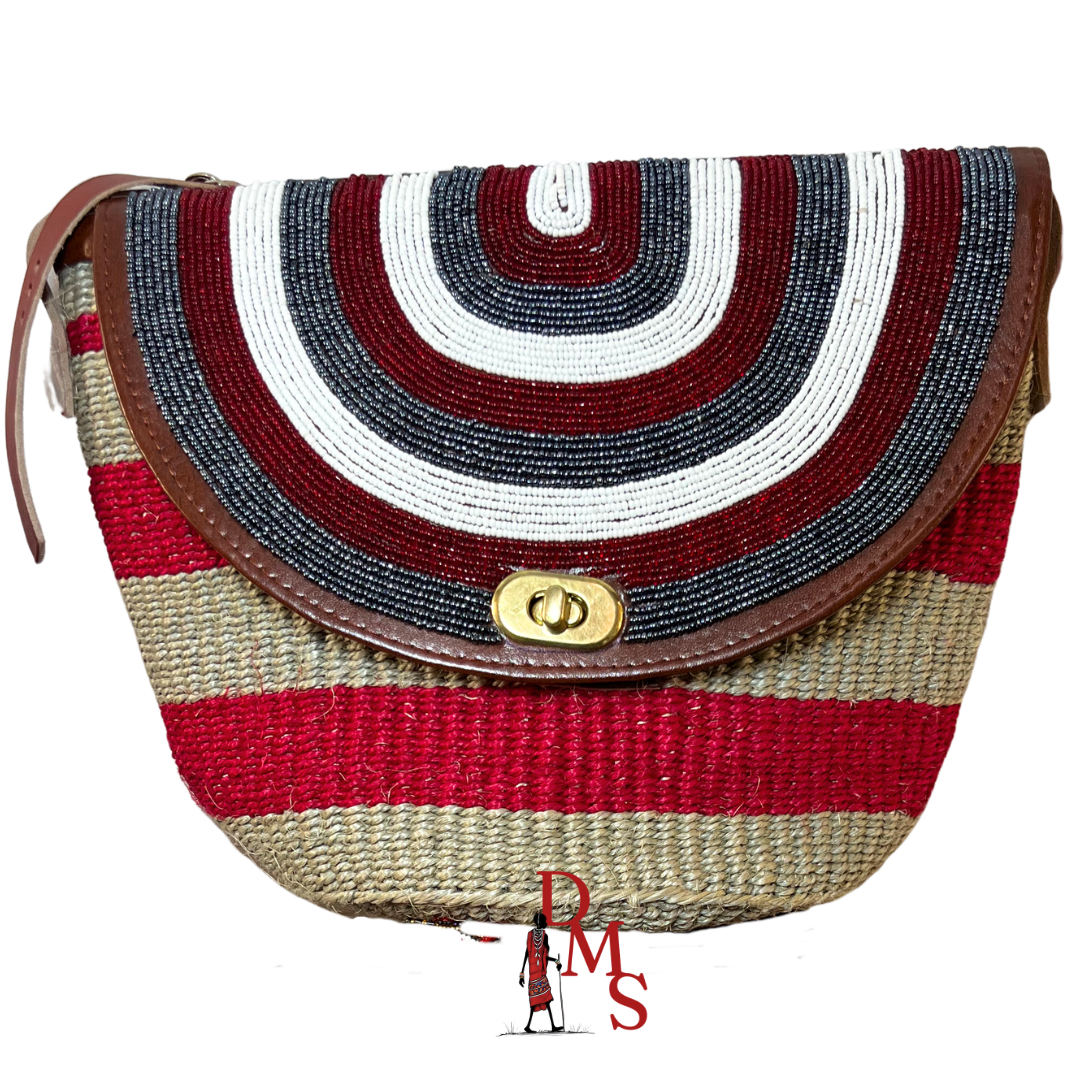 Sacoche Raffia Noëlle (medium)