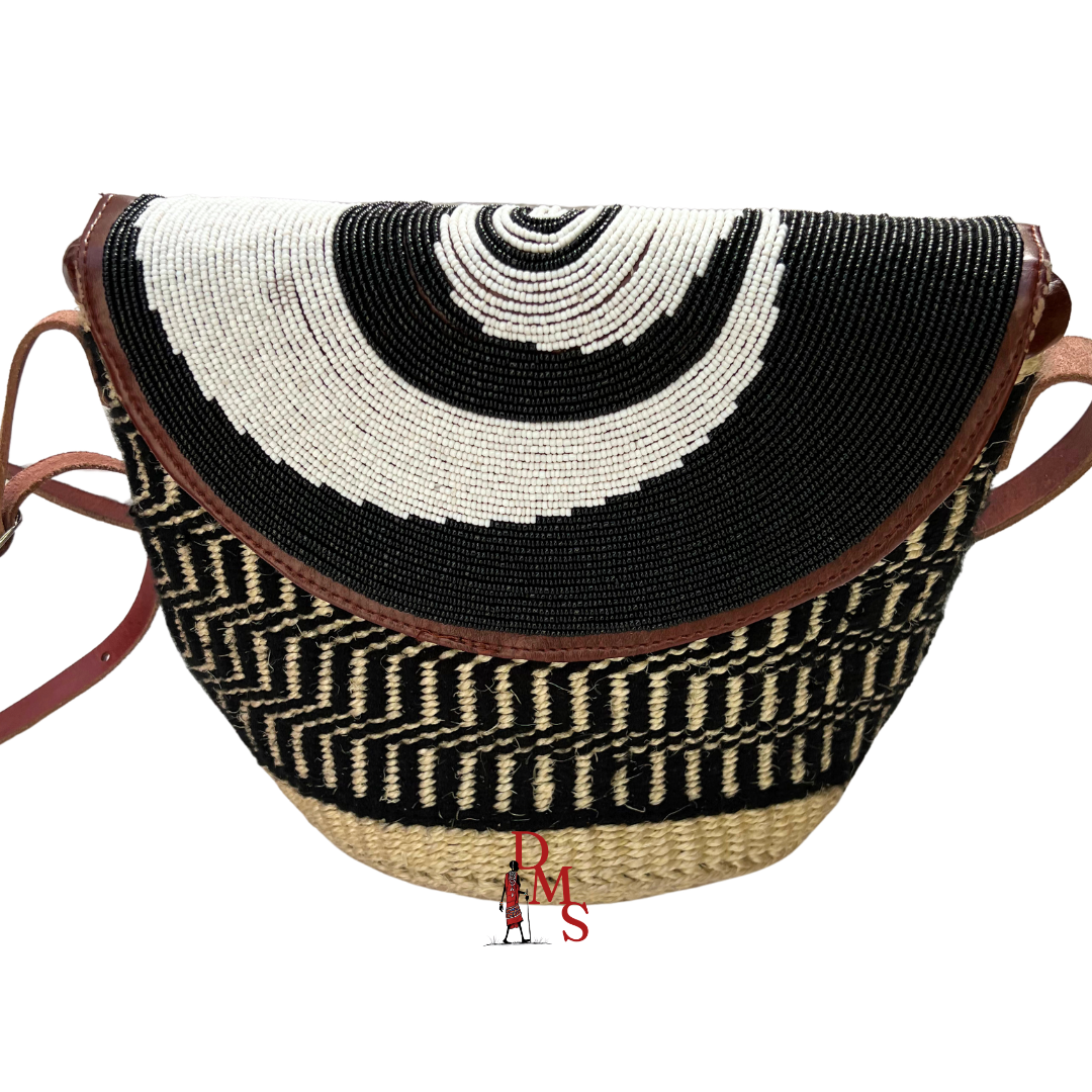 Sacoche Raffia Nyx (medium)